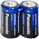 Батарейка Тип &quot;C&quot;  Panasonic General Purpose R14 2шт/пленка