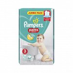 PAMPERS Подгузники-трусики Pants для мальчиков и девочек Midi (6-11кг) Джамбо Упаковка 60
