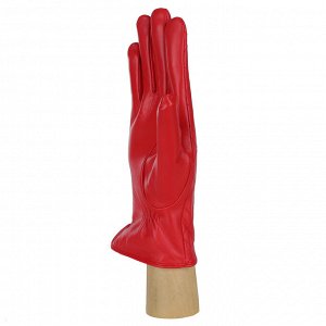 Перчатки жен. 100% нат. кожа (ягненок), подкладка: шелк, FABRETTI 12.89-7s red