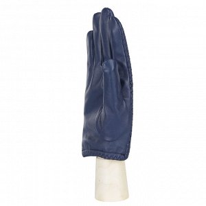 Перчатки жен. 100% нат. кожа (ягненок), подкладка: шелк, FABRETTI 12.88-12s blue