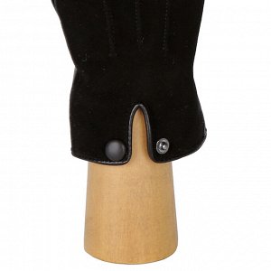 Перчатки жен. 100% нат. кожа (ягненок), подкладка: шерсть, FABRETTI B5-1 black