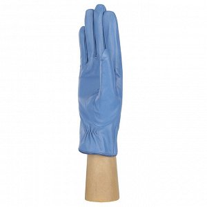 Перчатки жен. 100% нат. кожа (ягненок), подкладка: шелк, FABRETTI F1-24s l.blue