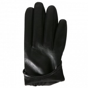 Перчатки жен. 100% нат. кожа (ягненок), подкладка: шелк, FABRETTI 15.12-1s black