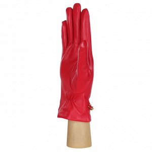 Перчатки жен. 100% нат. кожа (ягненок), подкладка: шелк, FABRETTI 15.35-7s red
