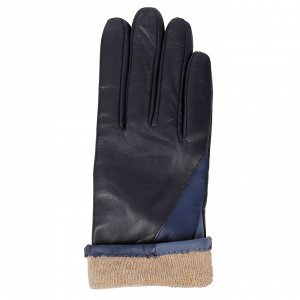 Перчатки жен. 100% нат. кожа (ягненок), подкладка: шерсть, FABRETTI F21-12 blue