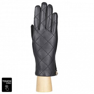 Перчатки, комбинированная кожа, FABRETTI 3.23-1 black