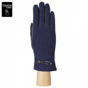 Перчатки, комбинированная кожа, FABRETTI FS2-12 blue