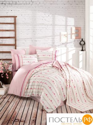 КПБ COTTON LIFE Amie Pembe евро под. 200*220, прост. 220*240, нав. 50*70 (2)