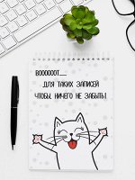 Блокнот А6 Воооот для таких записей