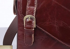 Manial Поясная многофункциональная мужская сумка из натуральной кожи, с возможностью носить на плече с декоративным клапаном с пряжкой, закрывающим карман. Вместительное отделение на молнии. Есть кара