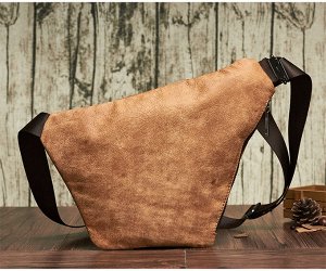 Quint Многофункциональная мужская дизайнерская сумка из натуральной кожи для спорта и отдыха, с вместительными отделением закрытым на молнии. Внутри вместительное отделение для наличных денег и мобиль