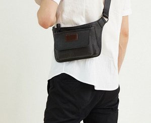 Titian Многофункциональная мужская поясная сумка из натуральной кожи для спорта и отдыха. Длинна ремня 100см. Впереди имеется отделение на молнии и карман с клапаном. На тыльной стороне отделение на м