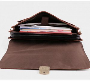 Shamil Большая многофункциональная элегантная деловая мужская сумка из натуральной кожи с очень вместительными отделениями. Внутри помещаются ноутбук, небольшие гаджеты и бумаги форматом А4. Идеально 