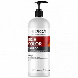 Шампунь для окрашенных волос  RICH COLOR EPICA 1000 мл