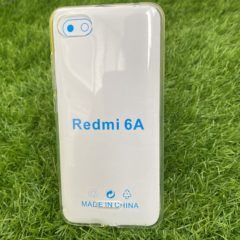 Силиконовый чехол XIAOMI REDMI 6A (усиленный,прозрачный,глянцевый)