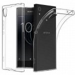 Силиконовый чехол SONY XPERIA XA 1 ULTRA прозрачный усиленный