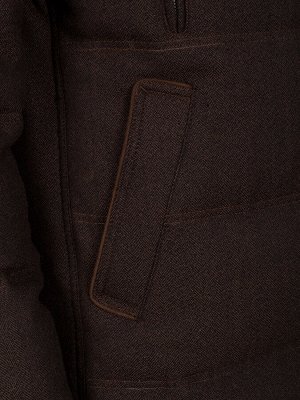 4076 ПШ M GREG DK BROWN/Куртка мужская (пуховик)