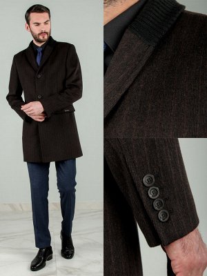 5033 M ROYAL BROWN/ Пальто мужское