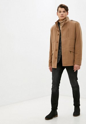 5004 MELTON BEIGE/ Пальто мужское укор.