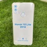 Силиконовый чехол HONOR 10 LITE (усиленный,прозрачный,глянцевый)