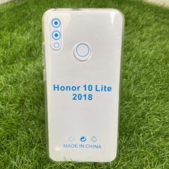 Силиконовый чехол HONOR 10 LITE (усиленный,прозрачный,глянцевый)