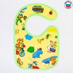 Нагрудник защитный 22х22 см, на липучке, цвета МИКС