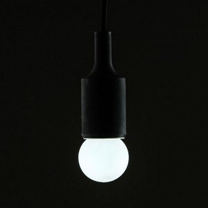 Лампа светодиодная декоративная Luazon Lighting, G45, Е27, 1,5 Вт, для белт-лайта, белый