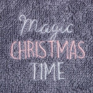Полотенце махровое "Magic christmas time" 30х60 см, хлопок, 340 гр/м2