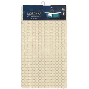Коврик ПВХ "Мозаика" 38х69 см