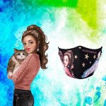 NLM002 LOVE CAT STAMP FILTERED PROTECTIVE MASK