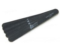 Пилка DiamondNail, тонкая на деревянной основе, чёрная 240/240 грит