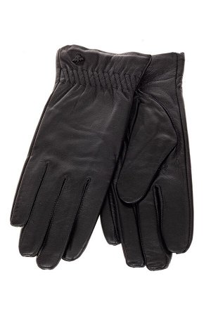 Стильные перчатки женские кожаные, цвет черный
