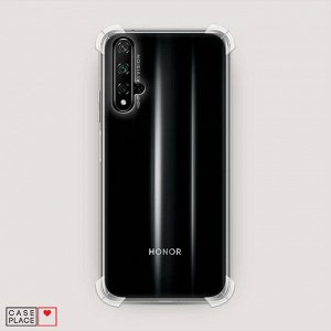 Противоударный силиконовый чехол Прозрачный на Huawei Honor 20