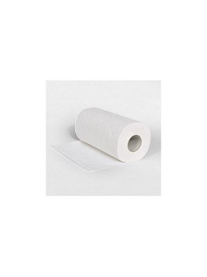Полотенца кухонные бумажные "Maneki", серия Sumi-e, 2 слоя, 60 л., белые, 2 рулона/упаковка