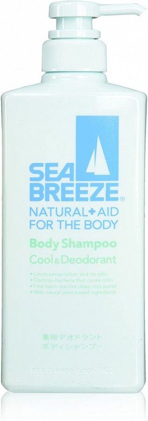 SEA BREEZE Cool&Deodorant Body Shampoo - осежающий гель для душа