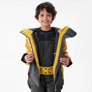 Куртка детская для сноуборда и лыж SNB JKT 500 жёлтая DREAMSCAPE