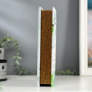 Шкатулка-книга дерево кожзам "Коала и тукан" зеркало 26х17,5х5 см