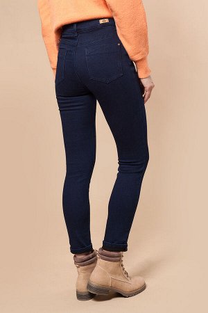 Утепленные джинсы из супер-эластичного плотного денима с фланелевым ворсом внутри