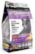 ProBalance Gourmet Diet Корм сухой для кошек с говядиной и ягненком, 1,8 кг 1/6