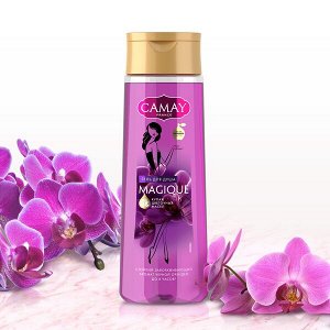 CAMAY Магическое заклинание парфюмированный гель для душа с ароматом черной орхидеи для всех типов кожи 250 мл