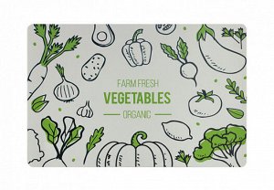 Салфетка сервировочная "Vegetables" 28,5х43,5см, цв.зеленый RB-27608-A ВЭД