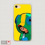 Силиконовый чехол Леон Бравл Старс на iPhone 7