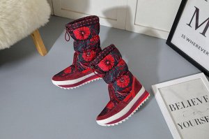Сапоги женские KB583RT Rot Красный KING BOOTS
