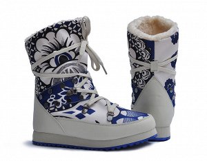 Сапоги женские дутики KB392BL Blau KING BOOTS