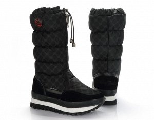Сапоги женские KB587SW Schwarz Черный KING BOOTS (1)