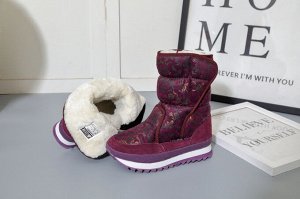 Сапоги женские KB588VI Bordeaux Бордовый KING BOOTS