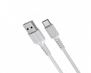 Кабель Borofone BX16 Type-C - USB белый, 1м