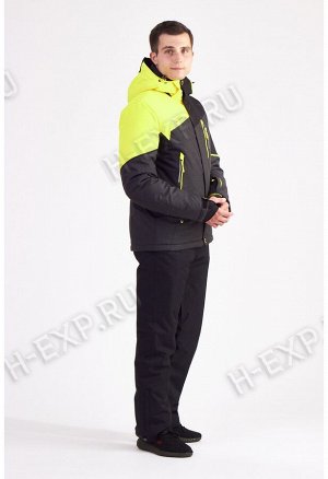 Куртка мужская High Experience 9169 (2502) Серо-желтый