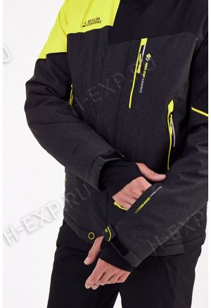 Куртка мужская High Experience 9169 (2502) Серо-желтый
