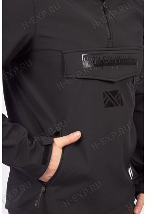Куртка-виндстоппер весна-осень мужская High Experience 11757 (0002) Черный